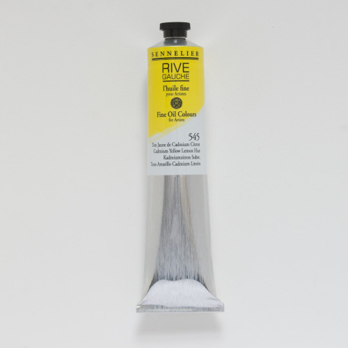 Масляная краска  Rive gauche 200ml - Cadmium Yellow Lemon Hue Кадмий желтый лимонный оттенок
