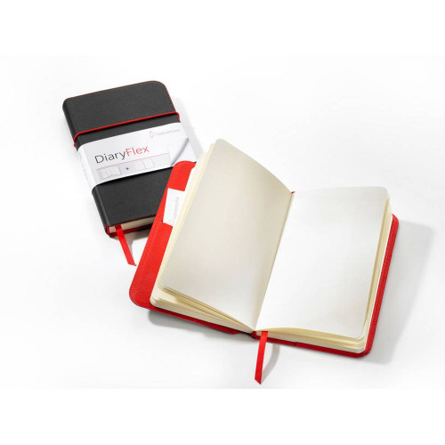 Блокнот у знімній обкладинці Hahnemuhle DiaryFlex 100 г/м² , 19 x 11,5 см, 80 аркушів, чистий