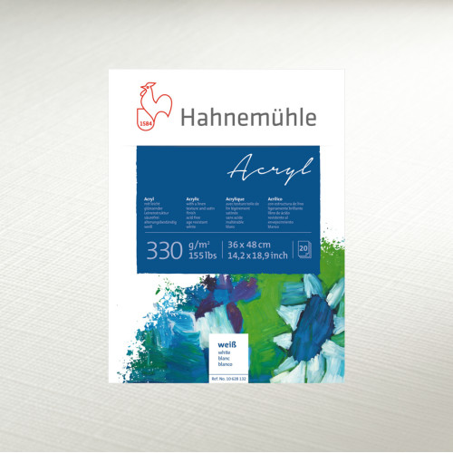 Бумага для акрила Hahnemuhle Acryl 330 г/м² , 24 x 32 см, 20 листов, склейка