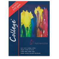 Папір для олії та акрилу Hahnemuhle College® 350 г/м² , 24 x 32 см, 10 аркушів, альбом