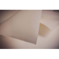 Папір гравюрний Hahnemuhle Etching Board з відбитком логотипу та назви компанії 150 г/м²  (матова гладка), 53 x 78 см, лист