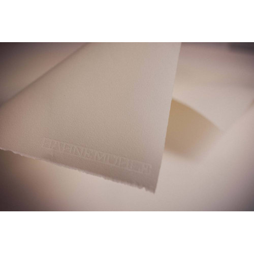 Бумага гравюрная Hahnemuhle Etching Board с оттиском логотипа и названия компании 230 г/м²  (матовая гладкая), 53 x 78 см, лист