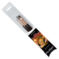 Набір синтетичних пензлів DaVinci Face Painting для макіяжу 3 шт. Набір синтетичних пензлів DaVinci Face Painting для макіяжу 3 шт.