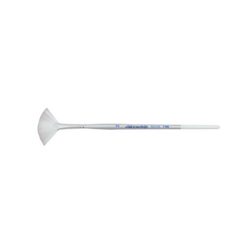 Пензель синтетика м'яка Silver Brush Silverwhite 1504S № 6 (10 мм) віялова