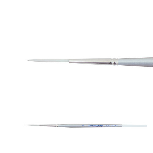 Пензель синтетика м'яка Silver Brush Silverwhite 1507S № 4 (3 мм) лайнер