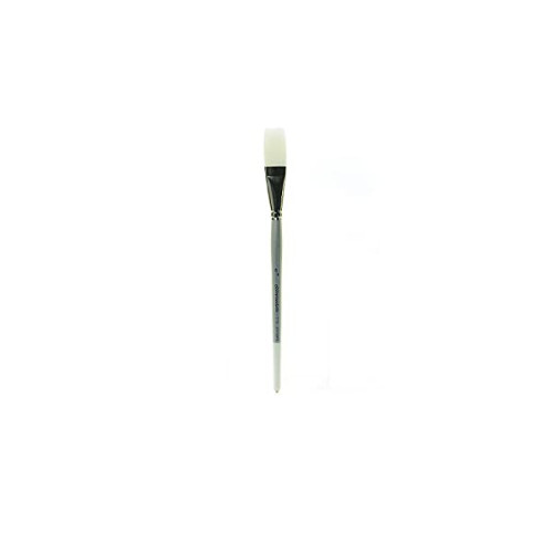 Кисть синтетика мягкая Silver Brush Silverwhite 1511S № 1 (26 мм) плоская удлинённая