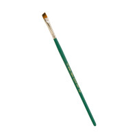 Кисть синтетика плоская скошенная Silver Brush Crystal 6806S № 1/4 (6 мм)