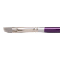 Кисть синтетика плоская скошенная Silver Brush Soft Curve Silver Silk 88 8841S № 10 (9 мм)