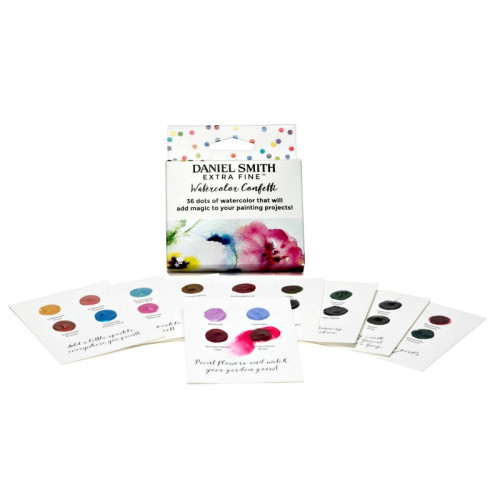 Набір дот-карток Daniel Smith Confetti 36 кольорів