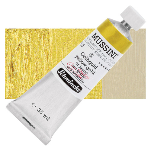 Масляная краска Schmincke Mussini 35 мл yellow gold