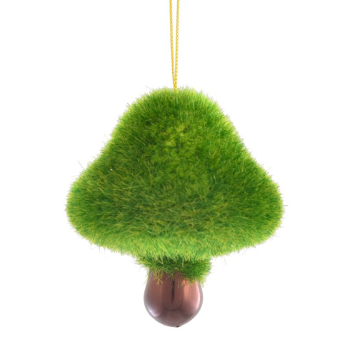 Игрушка новогодняя Лесной гриб d-5.5 см, зеленый Yes! Fun