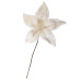 Квітка пуансетії Yes! Fun пухнаста кремово-біла, 25*25 см
