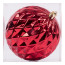 Новорічна куля Novogod‘ko формовий, пластик, 10 cм, червона, глянець