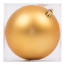 Новорічна куля Novogod‘ko, пластик, 10 cм, золото, матова