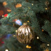 Новогодний шар Novogodko, стекло, 8 см, золотой, глянец, орнамент