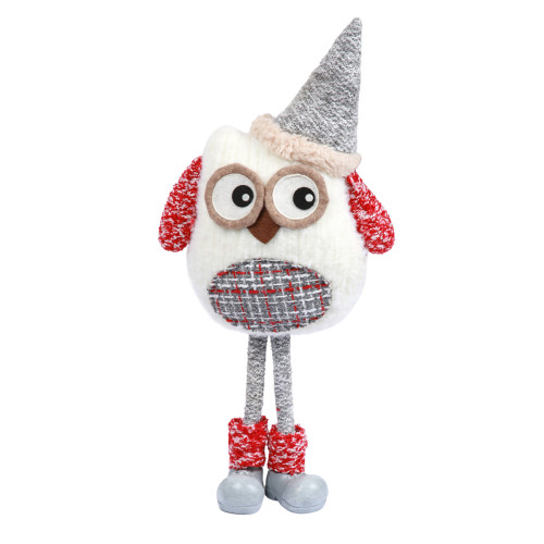 Новорічна м‘яка іграшка Novogod‘ko «Сова в ковпачку», 42 см
