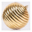 Новорічна куля Novogod‘ko формовий, пластик, 10 cм, золото, глянець