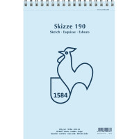 Альбом на спіралі Hahnemuhle Sketch Pad 120 (120 г/м² ), А4, 50 аркушів