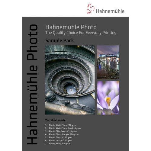 Фотобумага серии Hahnemuhle Photo: набор образцов, А4, 14 листов