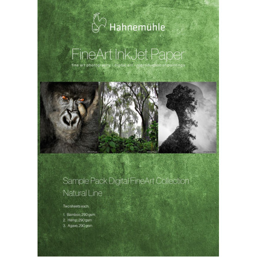 Фотобумага Hahnemuhle матовая серии Natural Line: набор образцов, А4, 6 листов (струйная печать FineArt)