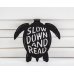 Закладка для книг Slow down and read