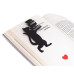 Закладка для книг Кошка со стопкой книг