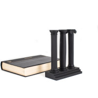 Тримач для книг Три античні колони (чорні)