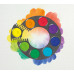 Акварельні фарби Faber-Castell CONNECTOR Скріпи разом сухі 12 кольорів із білими, 125030