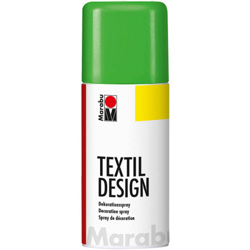Краска-спрей на акриловой основе, Зеленый неоновый, 150мл, Textile Design, Marabu