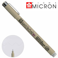 Линер PIGMA MICRON (0.1), 0,25мм, Серый, Светлый, Sakura (XSDK0142)