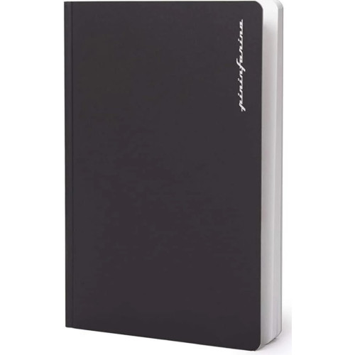 Блокнот из каменной бумаги Pininfarina Notebook Stone Paper, обложка черная, формат А5, 128 стр. чистые листы