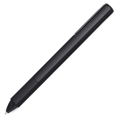 Ручка шариковая Pininfarina PF One Black, корпус металлический черный