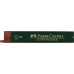 Грифель для механического карандаша В (0,5 мм) 12 шт, 120501 Faber-Castell Super-Polymer