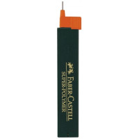 Грифель для механічного олівця НВ (0,9/1,0 мм) 12 шт, 120900 Faber-Castell Super-Polymer