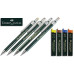 Грифель для механического карандаша НВ (0,9 / 1,0 мм) 12 шт, 120900 Faber-Castell Super-Polymer