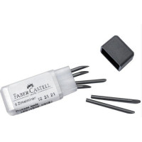 Графитный грифель Faber-Castell для циркуля 2.0 мм, 6 шт. в пенале, 123121