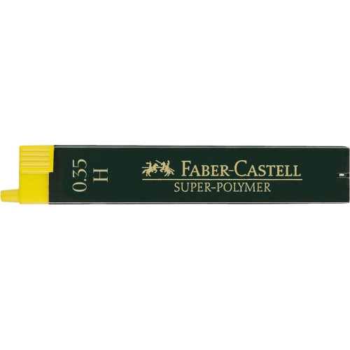 Грифель для механического карандаша Н (0,3 / 0.35 мм) 12 шт, 120311 Faber-Castell Super-Polymer
