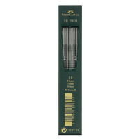 Грифель для цанговых карандашей B (2.0 мм) 10 шт. в пенале, 127101 Faber-Castell ТК 9071