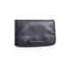 Чоловіча шкіряна сумка-трансформер Bag Folio by Pininfarina з наплічними ременями чорна