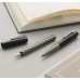 Перьевая ручка Faber-Castell LOOM Gunmetal shiny, корпус цвета оружейная сталь, перо F, 149241