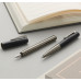 Пір'яна ручка Faber-Castell LOOM Gunmetal shiny, корпус кольору збройова сталь, перо F, 149241
