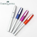 Пір'яна ручка Faber-Castell LOOM Metallic Orange , срібний корпус з помаранчевим, перо М, 149220