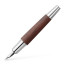 Пір'яна ручка Faber-Castell E-motion Pearwood dark brown, корпус дерево груші, перо F, 148211 - товара нет в наличии