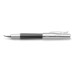 Перьевая ручка Faber-Castell E-motion Precious resin parquet, корпус черный паркет, перо М, 148240