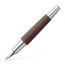 Пір'яна ручка Faber-Castell E-motion Pearwood dark brown, корпус дерево груші, перо M, 148210 - товара нет в наличии