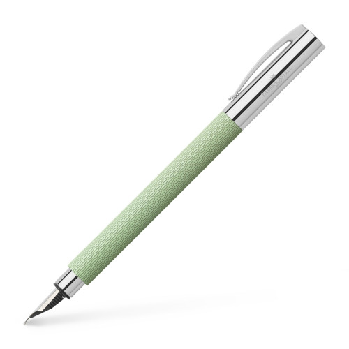 Перьевая ручка Faber-Castell Ambition OpArt Mint Green, цвет корпуса мятный зеленый, перо F,147011