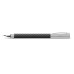 Перьевая ручка Faber-Castell Ambition 3D Leaves, цвет корпуса черный, перо М, 146060