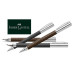 Перьевая ручка Faber-Castell Ambition 3D Leaves, цвет корпуса черный, перо М, 146060