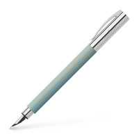Пір'яна ручка Faber-Castell Ambition OpArt Sky Blue, колір корпусу лазурний, перо F,147001 Пір'яна ручка Faber-Castell Ambition OpArt Sky Blue, колір корпусу лазурний, перо F,147001