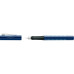 Набор Faber-Castell GRIP 2010 ручка перьевая корпус синий перо М + корректор + картриджи + карандаш,201623
